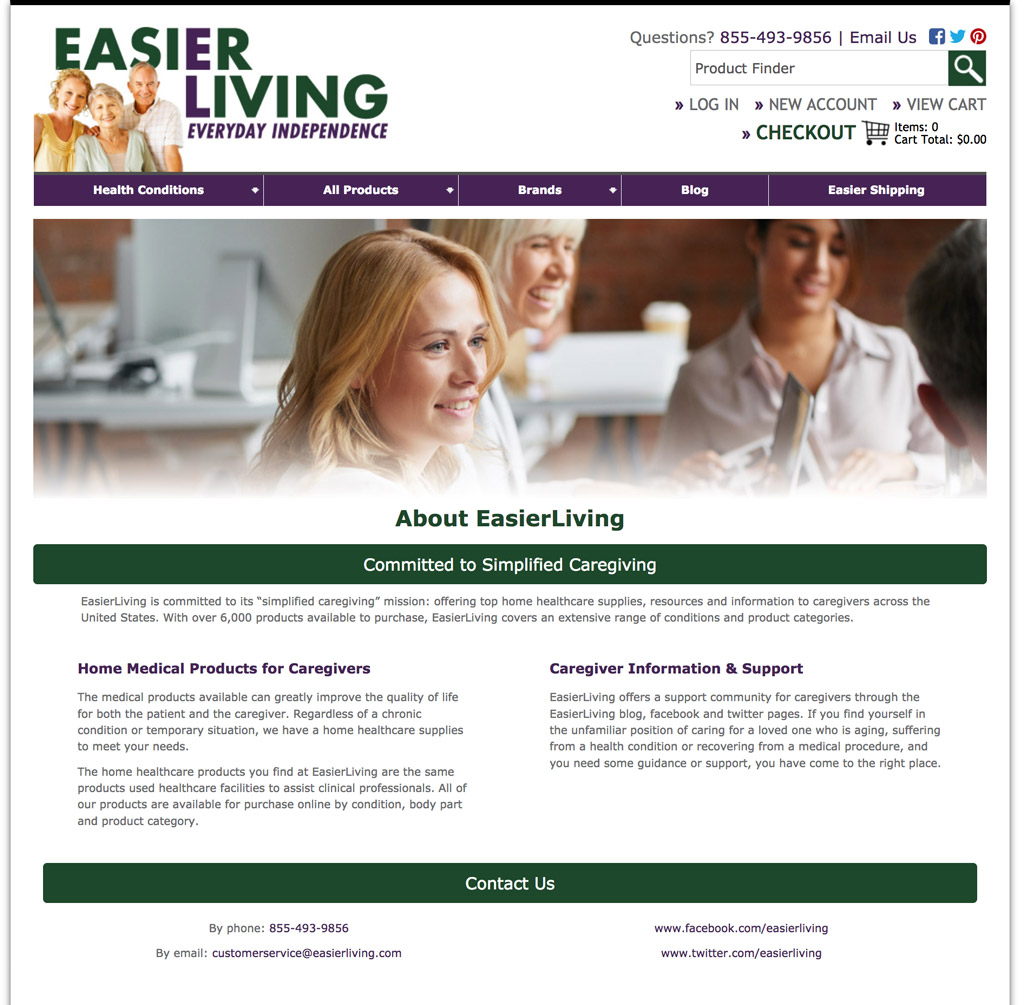 easierliving smart about us page